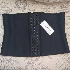Anna Black Waist Cincher Belt